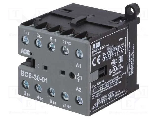 Contator: 3 Polos, No X3, Contatos Auxiliares: Nc.