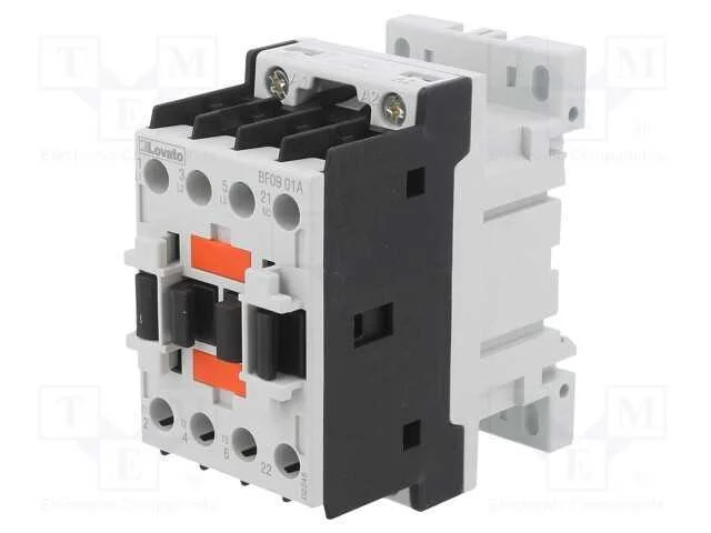 Contator: 3 Polos, No X3, Contatos Auxiliares: Nc, 24vac, 9a, Bf