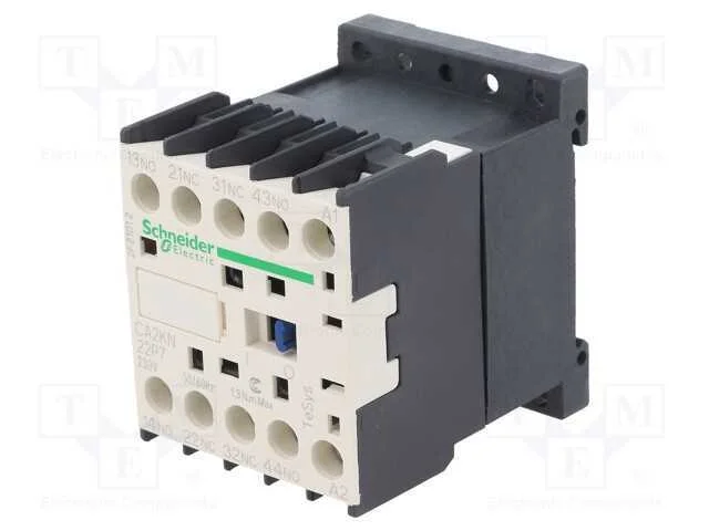 Contator: 4-De Polo, Nc X2 + No X2, 230vac, 10a, Tesys D, W: 45mm