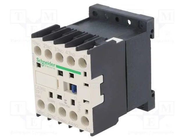 Contator: 4-De Polo, Nc + No X3, 230vac, 10a, Tesys D, W: 45mm