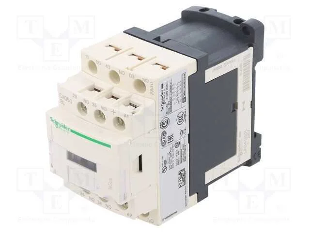 Contator: 5 Polos, No X5, 24vdc, 10a, No Painel,Para Trilho Din