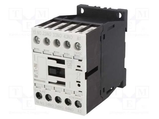 Contator: 4-De Polo, No X4, 24vdc, 4a, para Trilho Din, Dila-40