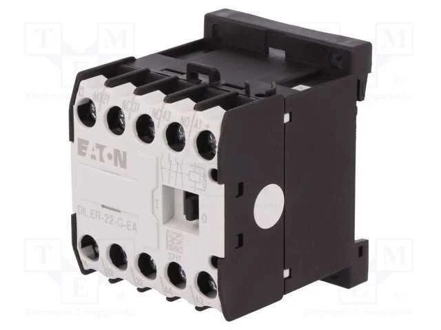 Contator: 4-de polo, NC x2 + NO x2, 24VDC, 6A, DI.