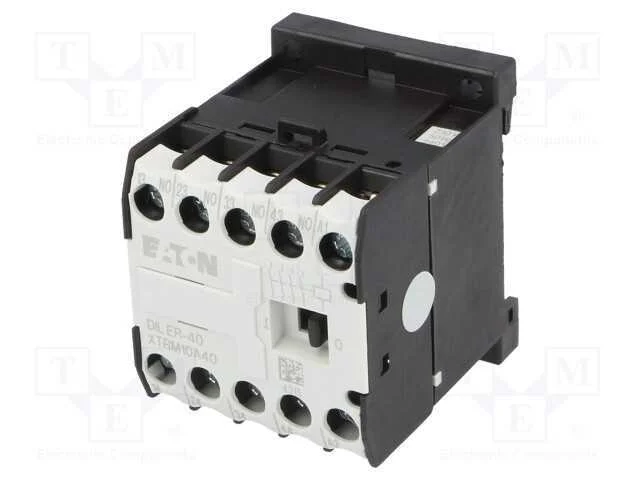 Contator: 4-De Polo, No X4, 230vac, 6a, No Painel,Para Trilho Din
