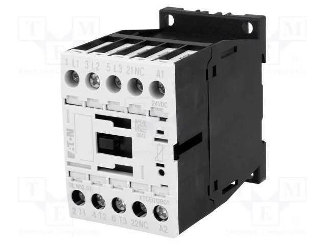 Contator: 3 Polos, No X3, Contatos Auxiliares: Nc, 24vdc, 12a, 690v