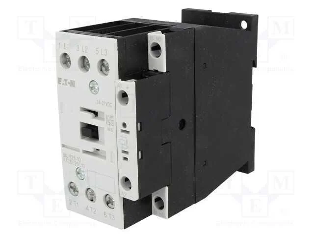 Contator: 3 polos, NO x3, Contatos auxiliares: NO.