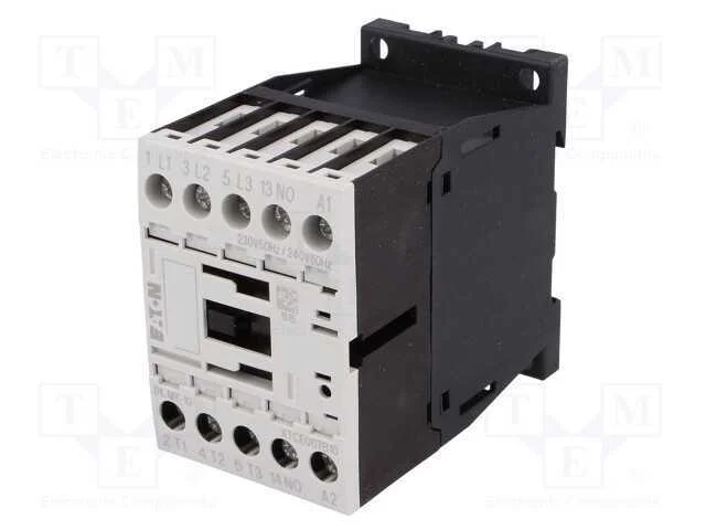Contator: 3 polos, NO x3, Contatos auxiliares: NO.