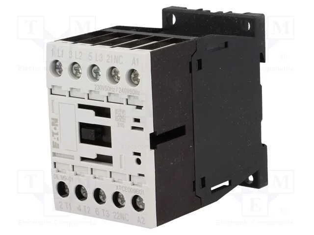 Contator: 3 Polos, No X3, Contatos Auxiliares: Nc, 230vac, 9a, 690v