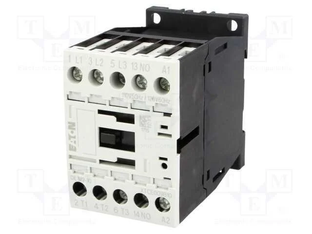 Contator: 3 polos, NO x3, Contatos auxiliares: NO.