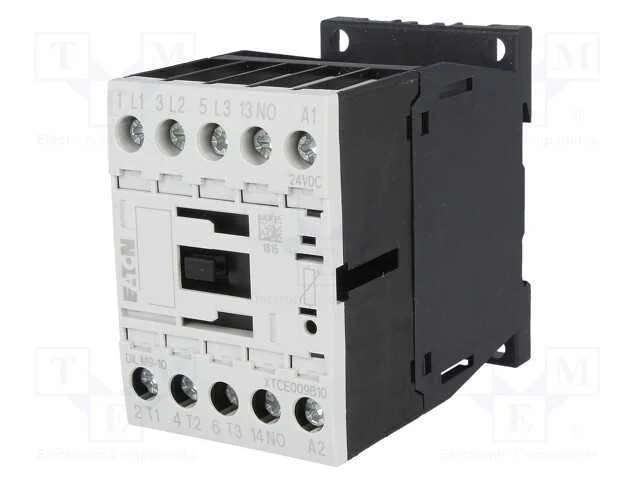 Contator: 3 Polos, No X3, Contatos Auxiliares: No, 24vdc, 9a, Dilm9