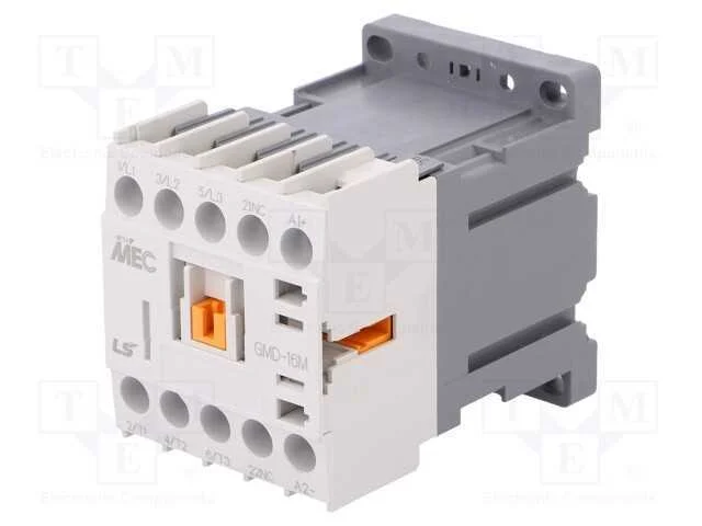 Contator: 3 Polos, No X3, Contatos Auxiliares: Nc, 24vdc, 16a, Ip20