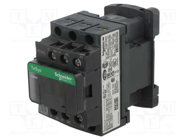 Contator: 3 Polos, No X3, Contatos Auxiliares: No + Nc, 400vac