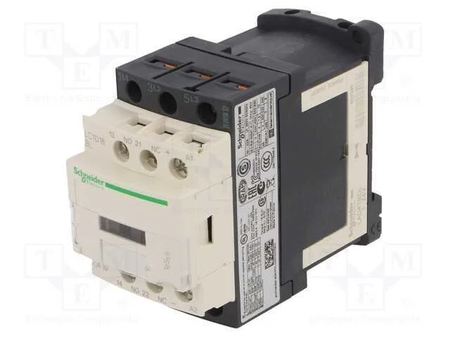 Contator: 3 Polos, No X3, Contatos Auxiliares: No + Nc, 24vdc, 18a