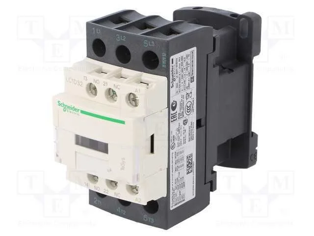 Contator: 3 Polos, No X3, Contatos Auxiliares: No + Nc, 440vac