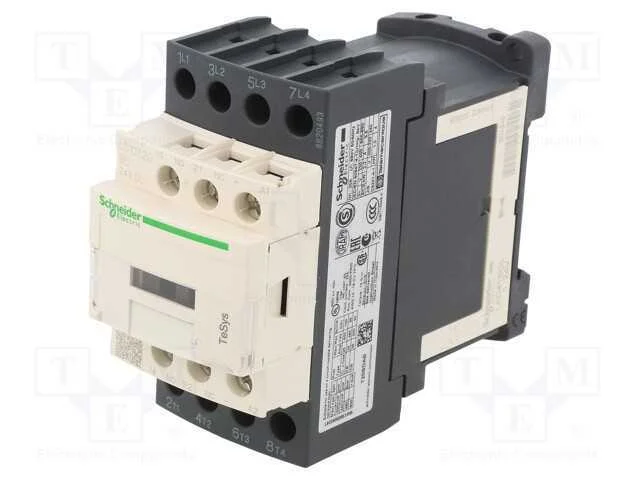Contator: 4-De Polo, No X4, Contatos Auxiliares: Nc + No, 24vdc