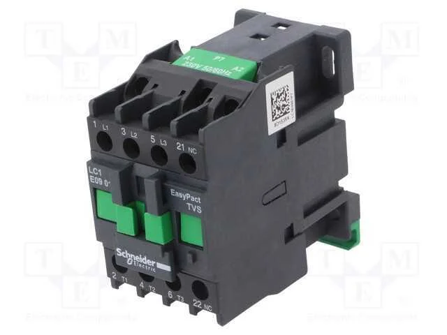Contator: 3 Polos, No X3, Contatos Auxiliares: Nc, 230vac, 9a, 690v