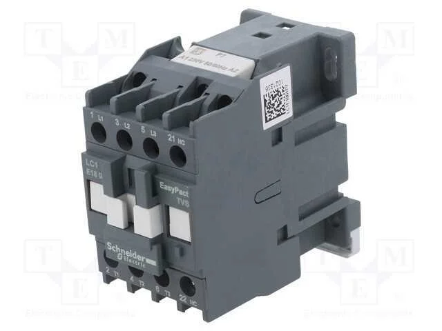 Contator: 3 Polos, No X3, Contatos Auxiliares: Nc, 230vac, 18a