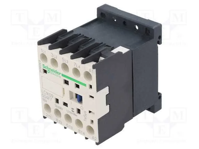 Contator: 4-De Polo, No X4, 110vac, 9a, No Painel,Para Trilho Din