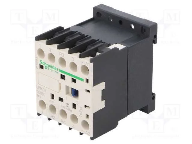 Contator: 4-De Polo, Nc X2 + No X2, 24vdc, 9a, Tesys K, -25÷50c