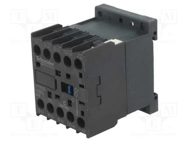 Contator: 3 Polos, No X3, Contatos Auxiliares: No, 24vdc, 9a
