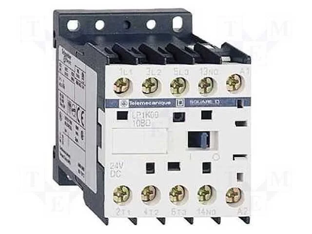 Contator: 4-De Polo, No X4, 24vdc, 12a, No Painel,Para Trilho Din