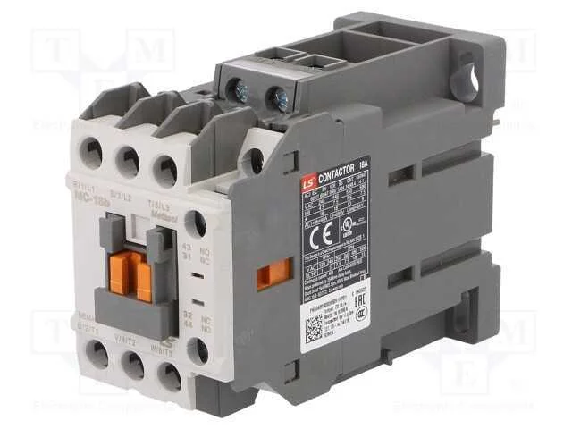 Contator: 3 Polos, No X3, Contatos Auxiliares: No + Nc, 24vdc, 18a