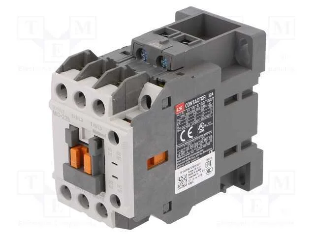 Contator: 3 polos, NO x3, Contatos auxiliares: NO.