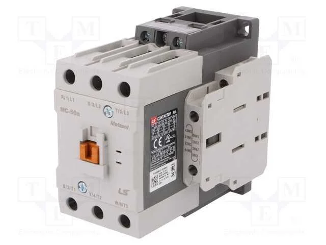 Contator: 3 Polos, No X3, Contatos Auxiliares: No + Nc, 230vac