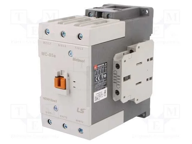 Contator: 3 Polos, No X3, Contatos Auxiliares: No + Nc, 230vac