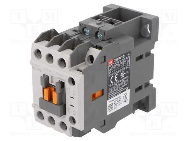 Contator: 3 Polos, No X3, Contatos Auxiliares: No + Nc, 230vac, 9a