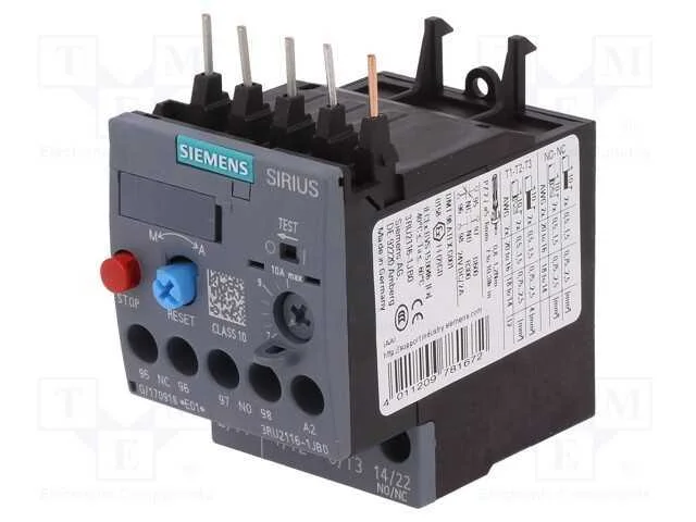 Relés Térmico, Série: 3rt20, Tamanho: S00, -40÷70c, 4kw