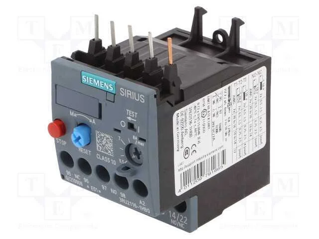 Relés Térmico, Série: 3rt20, Tamanho: S00, -40÷70c, 3kw