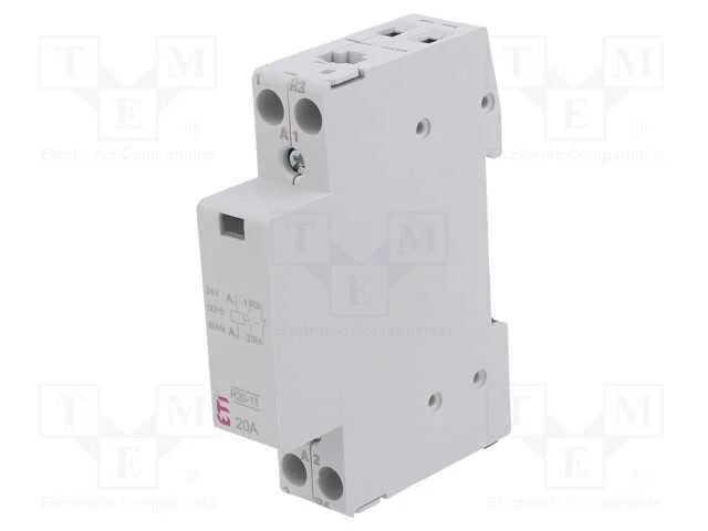 Contator: 2-De Polo de Instalação, 20a, 24vac, Nc.