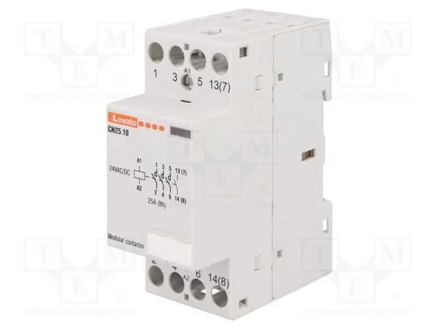 Contator: 4-de polo de instalação, 25A, 24VAC, 24.