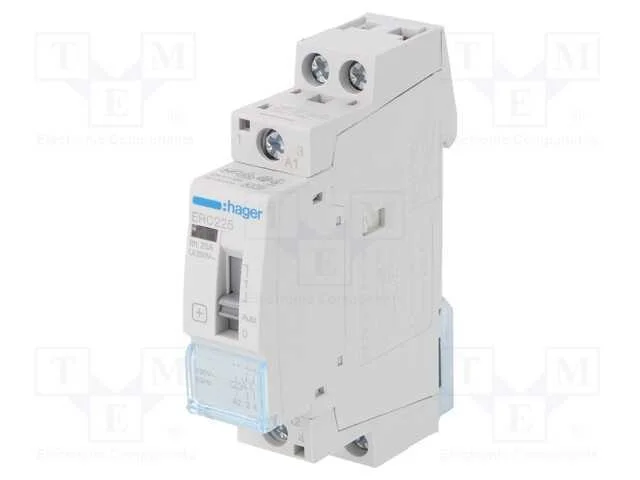 Contator: 2-de polo de instalação, 25A, 230VAC, N.