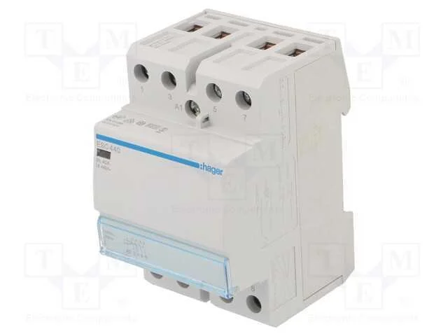 Contator: 4-De Polo de Instalação, 40a, 230vac, No X4, -10÷50c