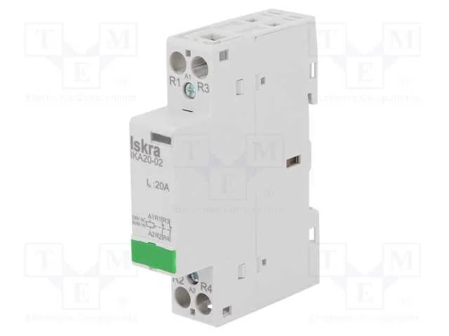 Contator: 2-De Polo de Instalação, 20a, 230vac, Nc X2