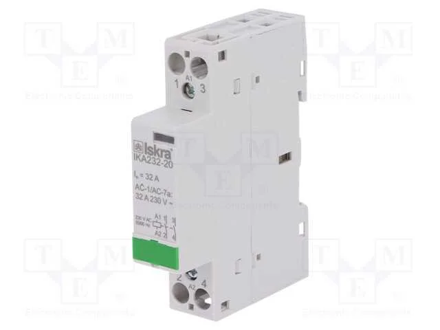 Contator: 2-de polo de instala&ccedil;&atilde;o, 32A, 230VAC, N.