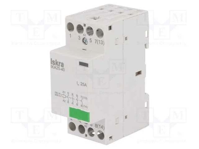 Contator: 4-De Polo de Instalação, 25a, 230vac, No X4