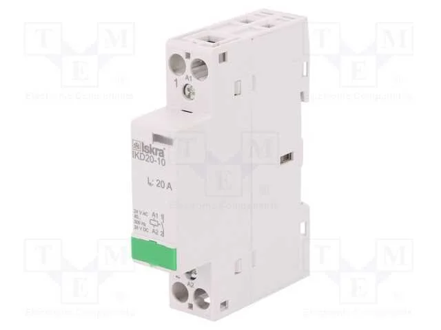 Contator: 1-De Polo de Instala&ccedil;&atilde;o, 20a, 24vac, 24vdc, No