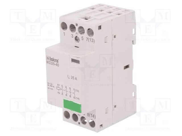 Contator: 4-de polo de instala&ccedil;&atilde;o, 25A, 24VAC, 24.