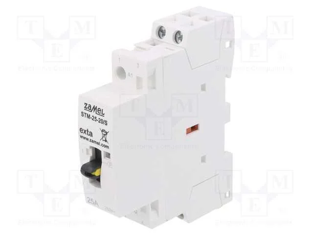 Contator: 2-De Polo de Instalação, 25a, 230vac, No X2, -5÷60c