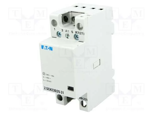 Contator: 4-De Polo de Instalação, 25a, 230vac, Nc + No X3