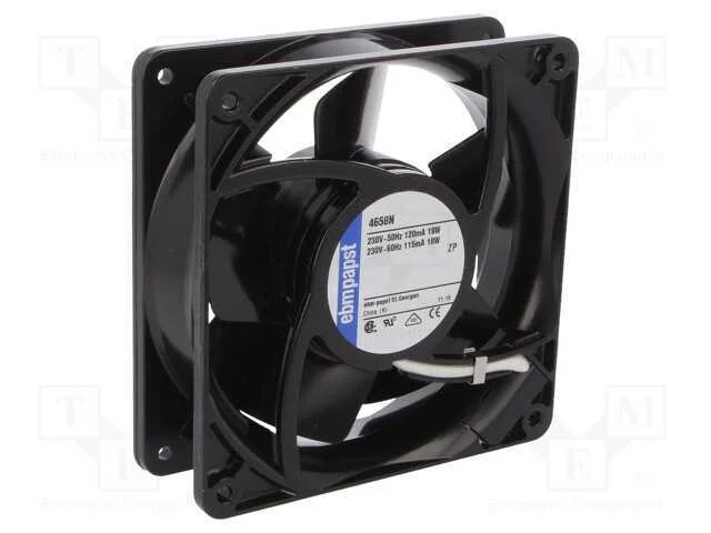 Ventilador: Ac, Transversal, 230vac, 119x119x38mm, 168m3/H, 48dba