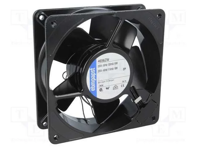 Ventilador: Ac, Transversal, 230vac, 119x119x38mm, 152m3/H, 45dba