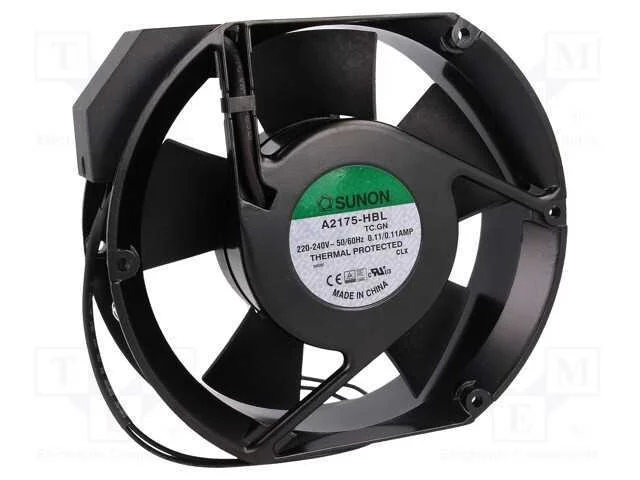 Ventilador: Ac, Transversal, 230vac, 171x151x51mm, 344m3/H(+10%)