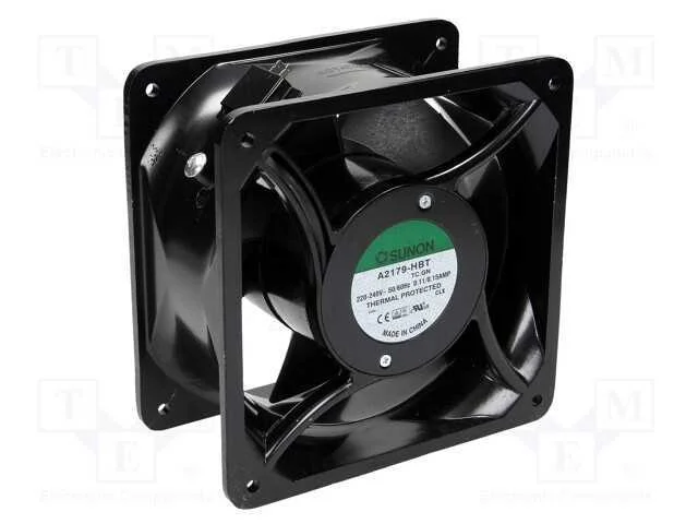 Ventilador: Ac, Transversal, 230vac, 176x176x89mm, 535m3/H(+10%)