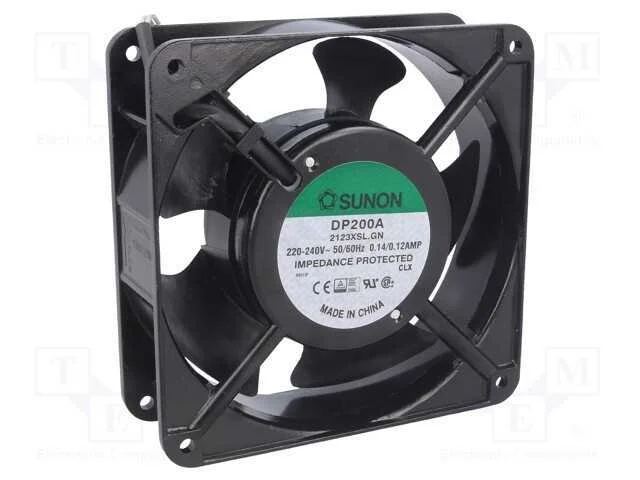 Ventilador: Ac, Transversal, 230vac, 120x120x38mm, 161m3/H(+10%)