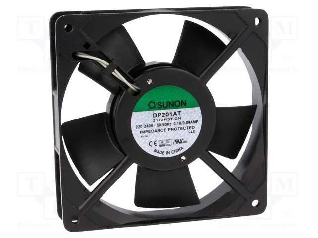 Ventilador: Ac, Transversal, 230vac, 120x120x25mm, 109m3/H(+7%)