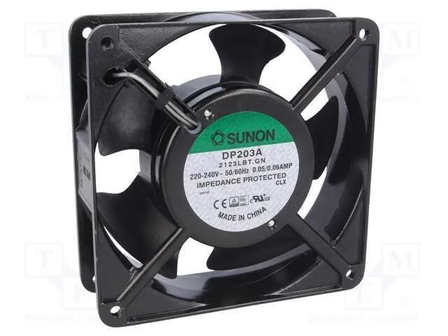 Ventilador: Ac, Transversal, 230vac, 120x120x38mm, 122m3/H(+10%)